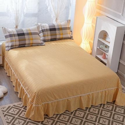 91家纺网 家纺一手货源 找家纺 （总）牧笛缘 新款全棉床裙单件