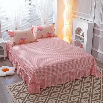 91家纺网 家纺一手货源 找家纺 （总）牧笛缘 新款全棉床裙单件