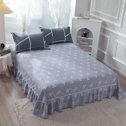 91家纺网 家纺一手货源 找家纺 （总）牧笛缘 新款全棉床裙单件