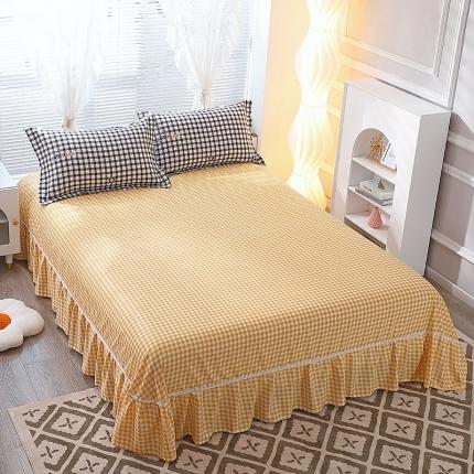 91家纺网 家纺一手货源 找家纺 （总）牧笛缘 新款全棉床裙单件