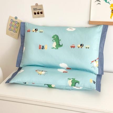 91家纺网 家纺一手货源 找家纺 （总）北鸣有鱼 2023新款A类60支长绒棉卡通枕套或三只熊儿童枕芯