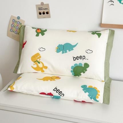 91家纺网 家纺一手货源 找家纺 （总）北鸣有鱼 2023新款A类60支长绒棉卡通枕套或三只熊儿童枕芯