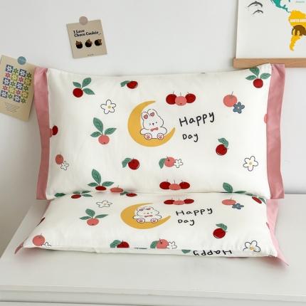 91家纺网 家纺一手货源 找家纺 （总）北鸣有鱼 2023新款A类60支长绒棉卡通枕套或三只熊儿童枕芯