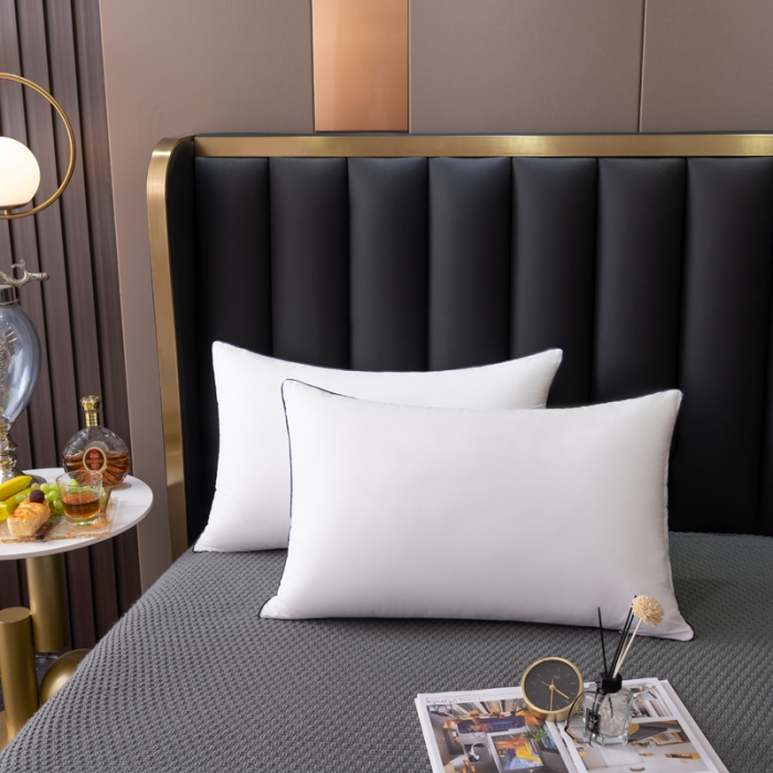91家纺网 家纺一手货源 找家纺 （总）梦舒羽 2025新款亲肤舒适单人酒店枕芯双人长枕头