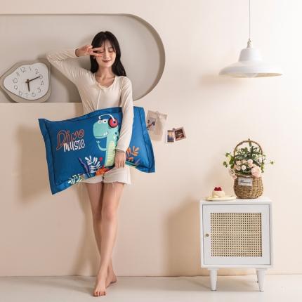 91家纺网 家纺一手货源 找家纺 （总）久云居 2024新款冰丝大版数码印花枕套工艺冰丝枕套