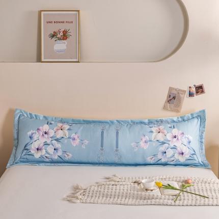 91家纺网 家纺一手货源 找家纺 （总）久云居 2024新款冰丝大版数码印花枕套工艺冰丝枕套