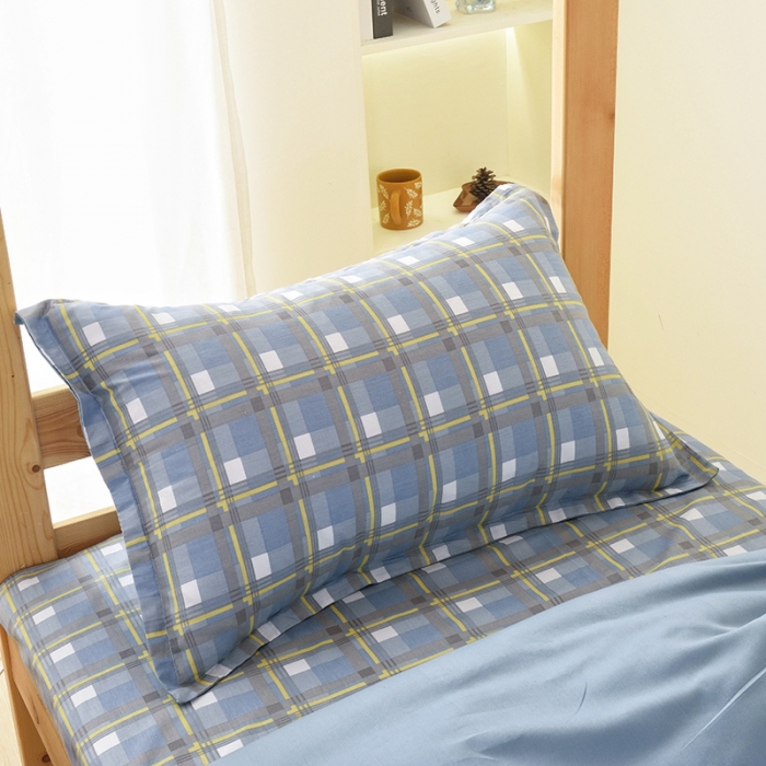 91家纺网 家纺一手货源 找家纺 （总）棉造2024新款13372纯棉学生宿舍上下床套件全棉三件套六件套