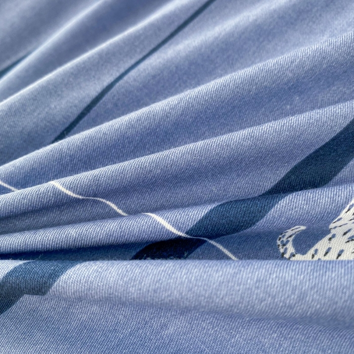 91家纺网 家纺一手货源 找家纺 棉造 13372纯棉学生宿舍上下床套件全棉三件套六件套 魅蓝-MZ