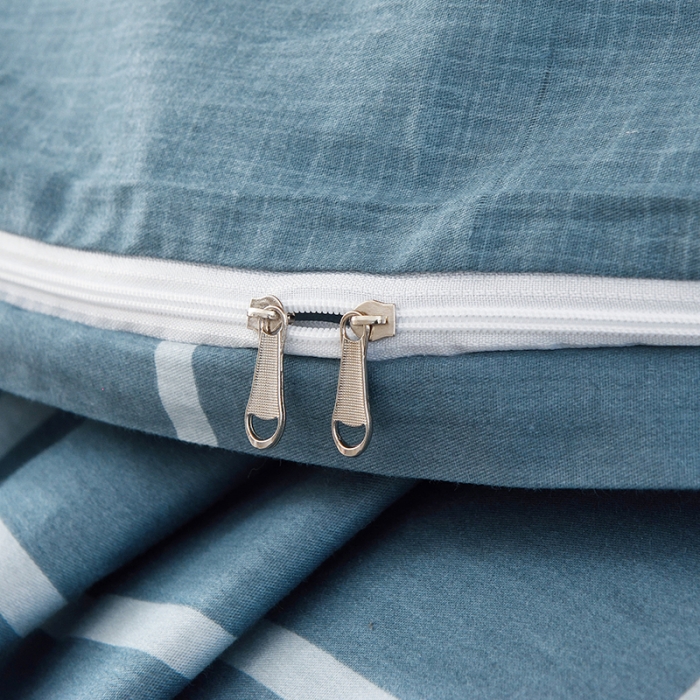 91家纺网 家纺一手货源 找家纺 棉造 2023新款13372纯棉学生宿舍上下床套件全棉三件套六件套 摩卡-MZ