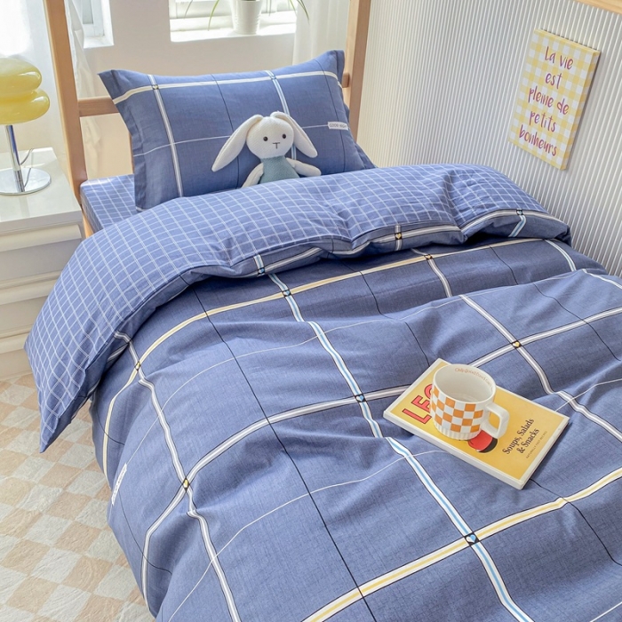 91家纺网 家纺一手货源 找家纺 棉造 13372纯棉学生宿舍上下床套件全棉三件套六件套 西雅图-MZ