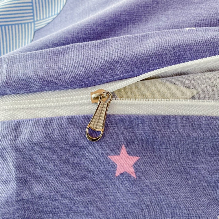 91家纺网 家纺一手货源 找家纺 棉造 13372纯棉学生宿舍上下床套件全棉三件套六件套 云梦-MZ