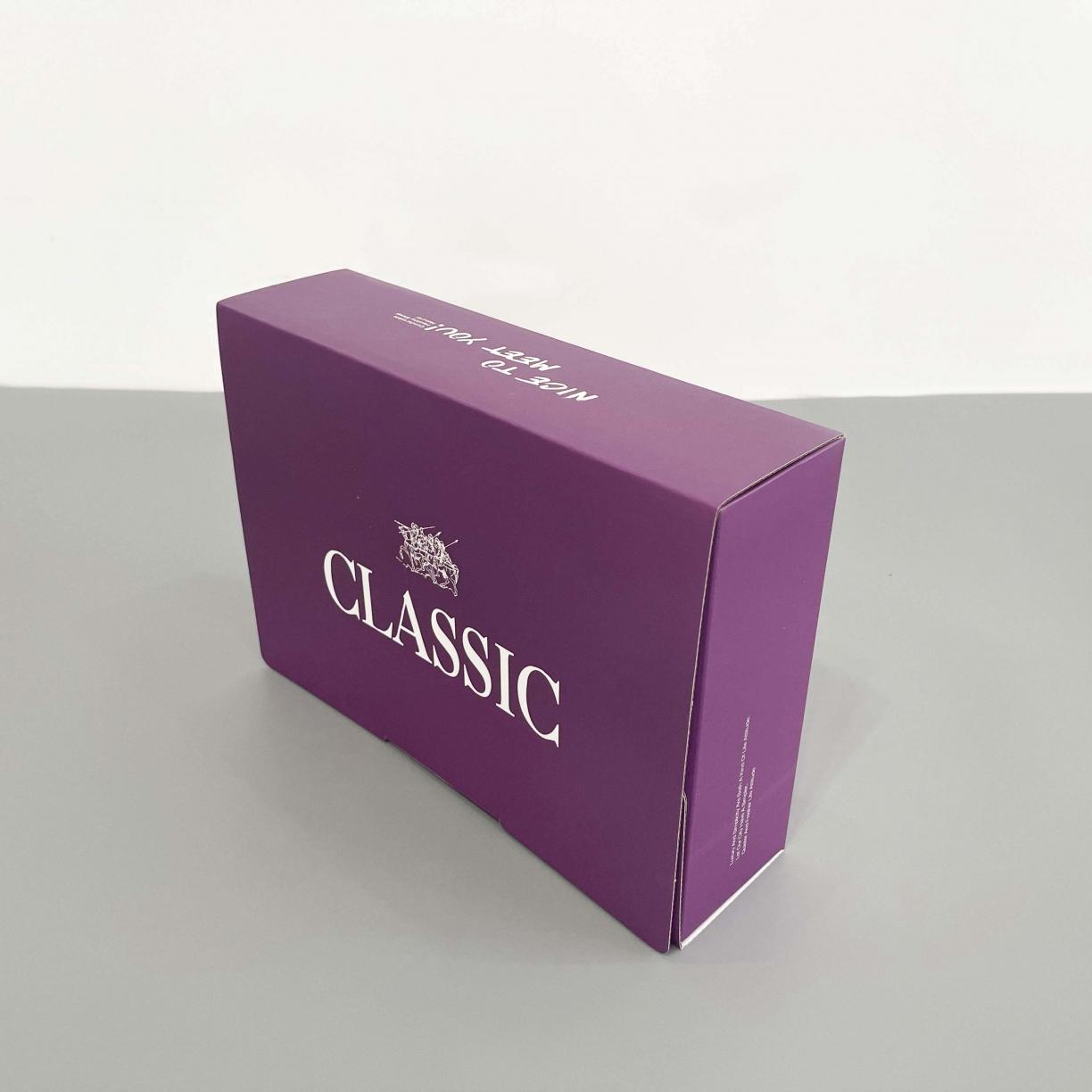 91家纺网 家纺一手货源 找家纺 森林包装 CLASSIC紫色礼盒