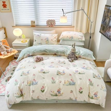 91家纺网 家纺一手货源 找家纺 （总）优彩 2023新款全棉舒适13372单被套