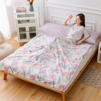 金丝鸟 2023新款全棉旅行睡袋 晕染花香