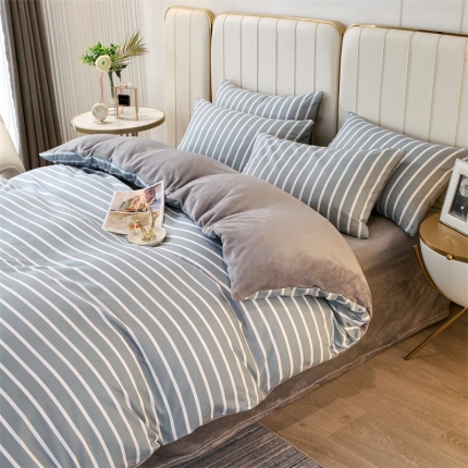 91家纺网 家纺一手货源 找家纺 凯儿家纺时尚法莱绒三件四件套牛奶雕花水晶绒