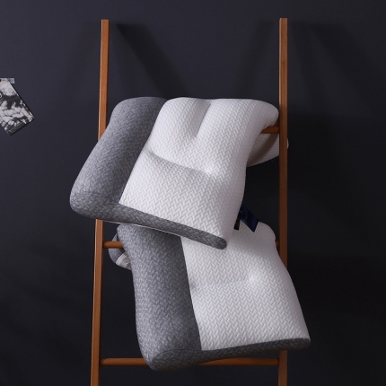 （总）拾光枕芯 2023新款针织棉轻柔颈椎牵引枕护颈枕