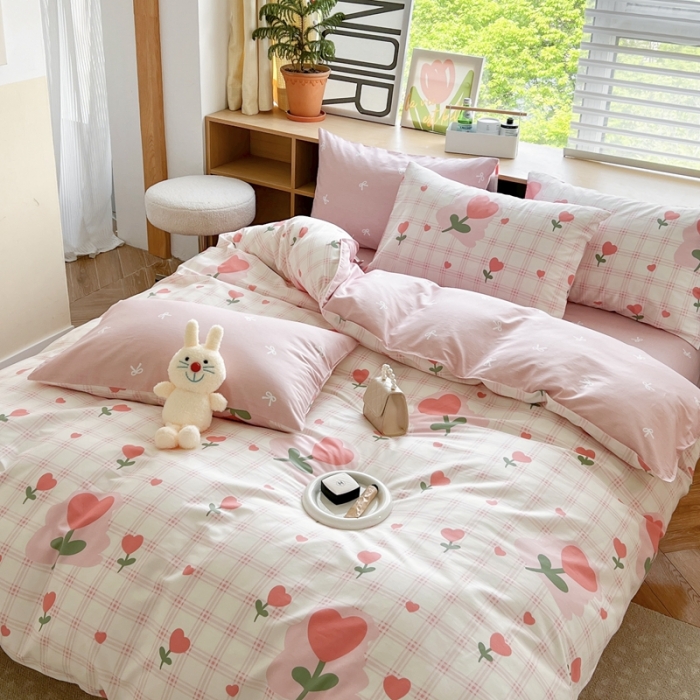 91家纺网 家纺一手货源 找家纺 时年 2023新款全棉优选系列 风格一 朵盈