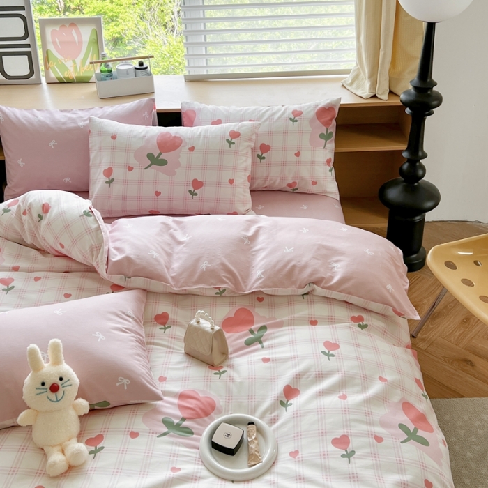 91家纺网 家纺一手货源 找家纺 时年 2023新款全棉优选系列 风格一 朵盈