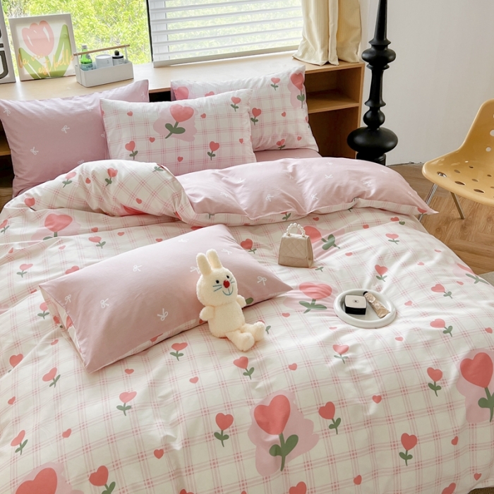 91家纺网 家纺一手货源 找家纺 时年 2023新款全棉优选系列 风格一 朵盈