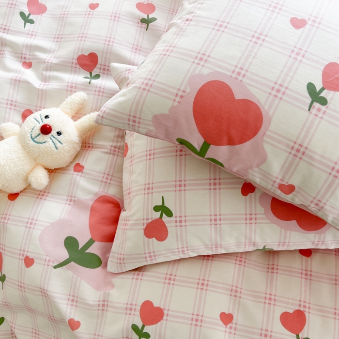 91家纺网 家纺一手货源 找家纺 时年 2023新款全棉优选系列 风格一 朵盈