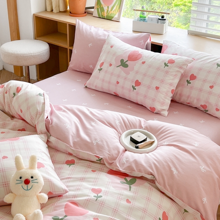 91家纺网 家纺一手货源 找家纺 时年 2023新款全棉优选系列 风格一 朵盈