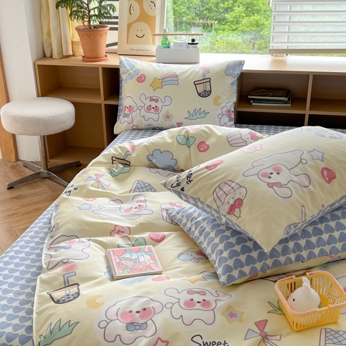 91家纺网 家纺一手货源 找家纺 时年 2023新款全棉优选系列 风格一 奶油宝贝