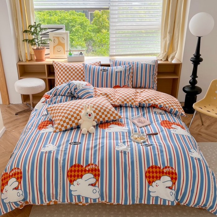 91家纺网 家纺一手货源 找家纺 时年 2023新款全棉优选系列 风格一 幸运兔