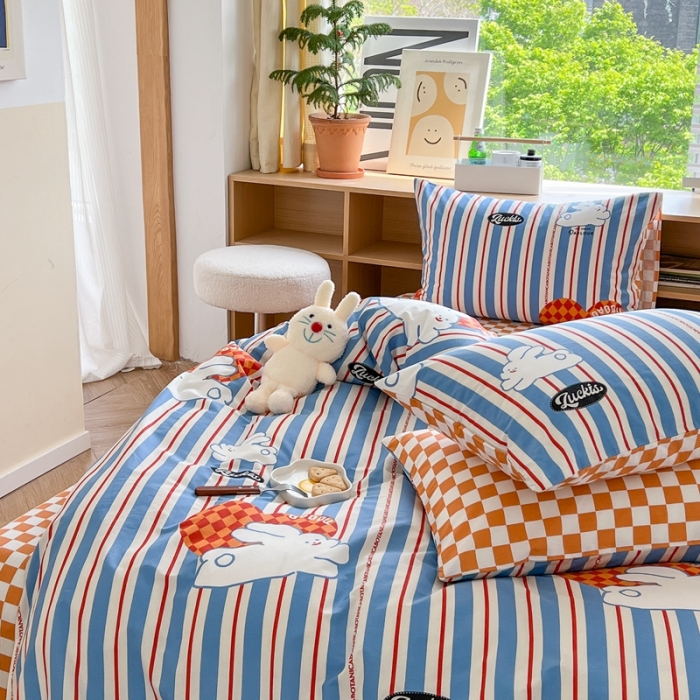 91家纺网 家纺一手货源 找家纺 时年 2023新款全棉优选系列 风格一 幸运兔