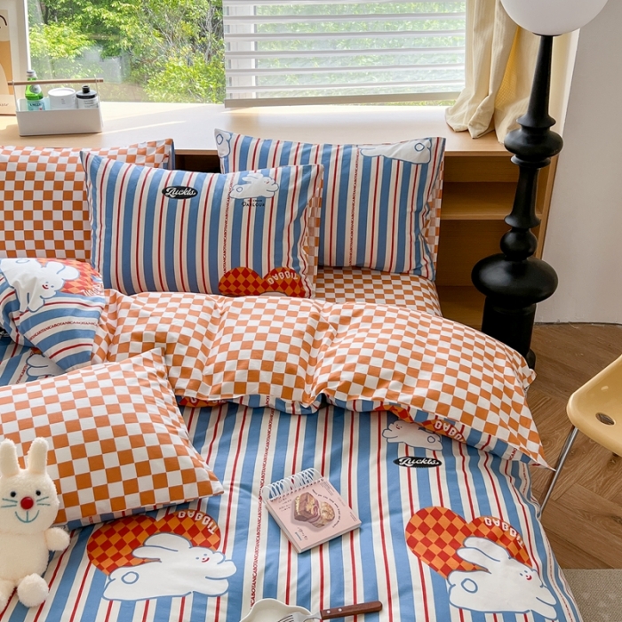 91家纺网 家纺一手货源 找家纺 时年 2023新款全棉优选系列 风格一 幸运兔