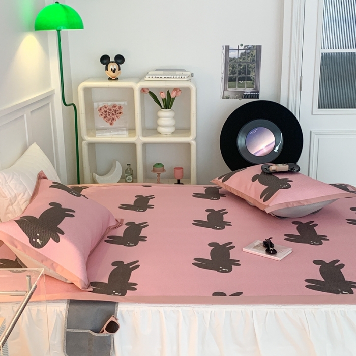 91家纺网 家纺一手货源 找家纺 （总）昔可 2023新款高端数码冰藤席床席款凉席