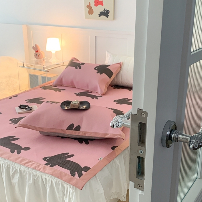 91家纺网 家纺一手货源 找家纺 （总）昔可 2023新款高端数码冰藤席床席款凉席