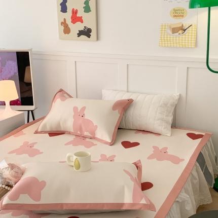 昔可 2023新款高端数码冰藤席床席款凉席 心动兔