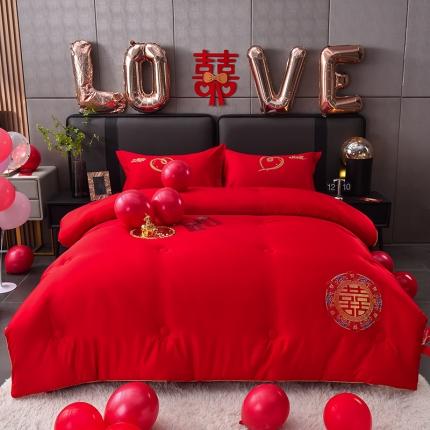 壹张床 2023新款婚庆系列大豆被 吾家有囍