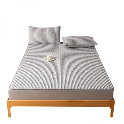 91家纺网 家纺一手货源 找家纺 总 芬晴 2023新款A类抗菌大豆夹棉床笠