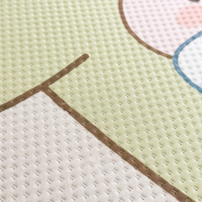 91家纺网 家纺一手货源 找家纺 慕尚 2025新款满天星云感丝工艺席 百变恐龙（床笠款）