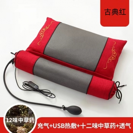 91家纺网 家纺一手货源 找家纺 （总）舒慕 新款中医推荐艾草荞麦中草药养生枕保健枕护颈枕头枕芯