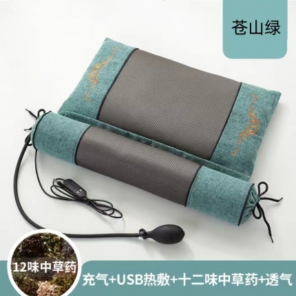 91家纺网 家纺一手货源 找家纺 （总）舒慕 新款中医推荐艾草荞麦中草药养生枕保健枕护颈枕头枕芯