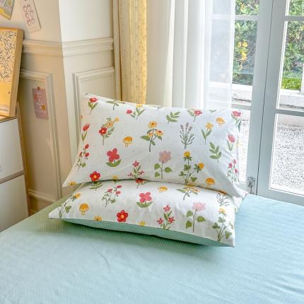 91家纺网 家纺一手货源 找家纺 （总）清雅福 2023新款春夏13372小清新系列第三批-单品枕套