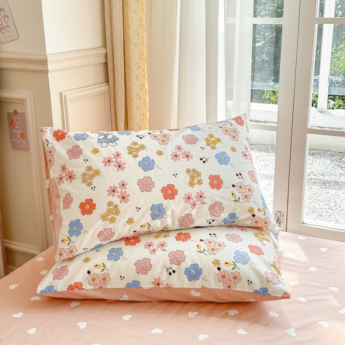 91家纺网 家纺一手货源 找家纺 （总）清雅福 2023新款春夏13372小清新系列第三批-单品枕套