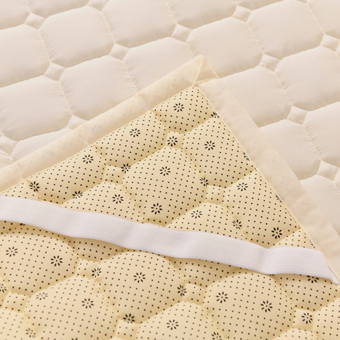 91家纺网 家纺一手货源 找家纺 恋绒家纺 A类原棉抗菌床垫加厚软垫床宿舍褥子单人双人学生垫四季可用 奶油色