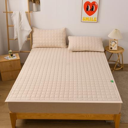 恋绒家纺 A类原棉抗菌床垫加厚软垫床宿舍褥子单人双人学生垫四季可用 浅驼色