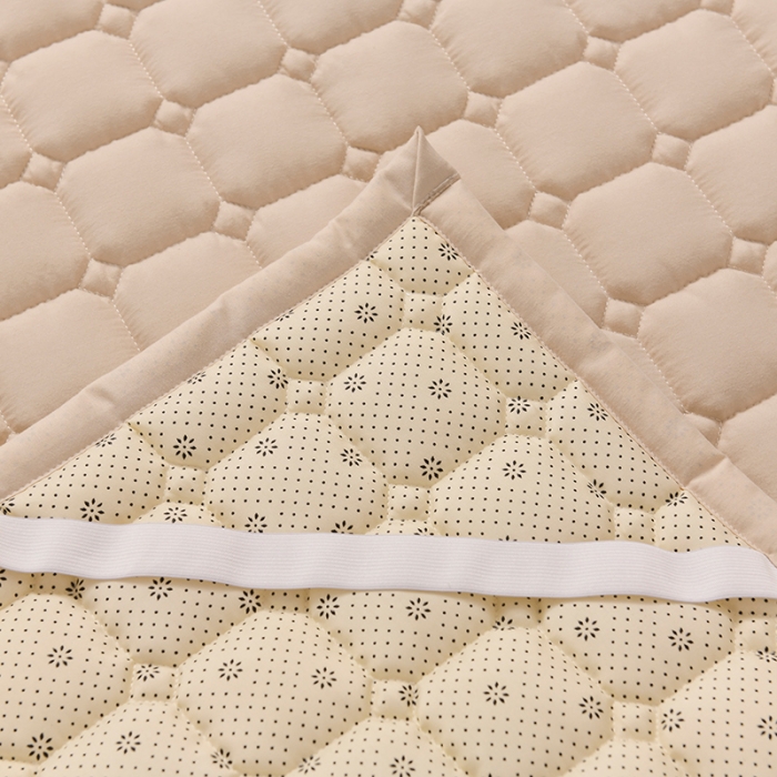 91家纺网 家纺一手货源 找家纺 恋绒家纺 A类原棉抗菌床垫加厚软垫床宿舍褥子单人双人学生垫四季可用 浅驼色