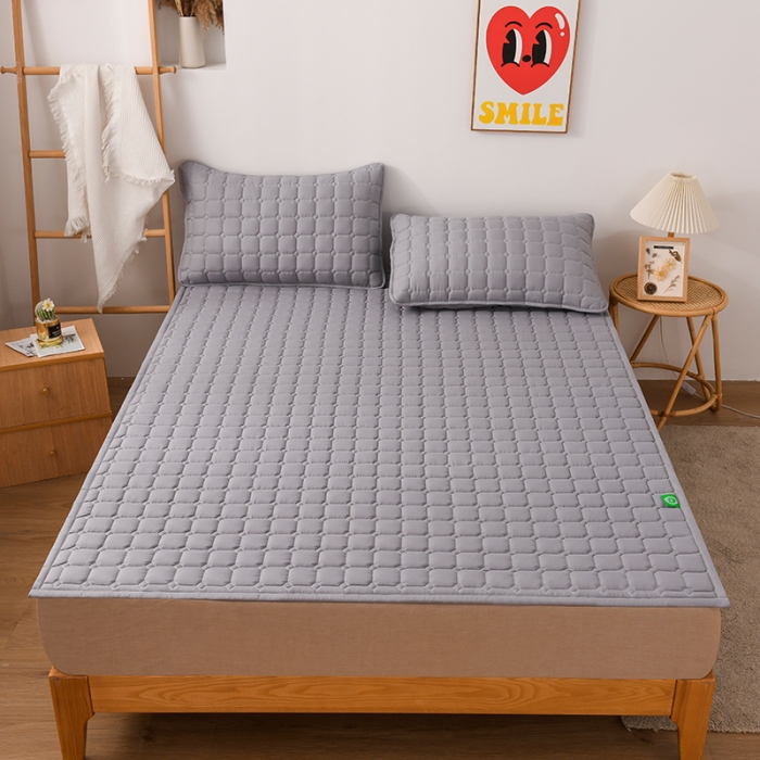 91家纺网 家纺一手货源 找家纺 恋绒家纺 A类原棉抗菌床垫加厚软垫床宿舍褥子单人双人学生垫四季可用 青灰色