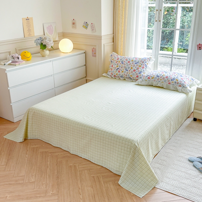 91家纺网 家纺一手货源 找家纺 清雅福 2024新款全棉13372韩版花边款系列四件套 初遇