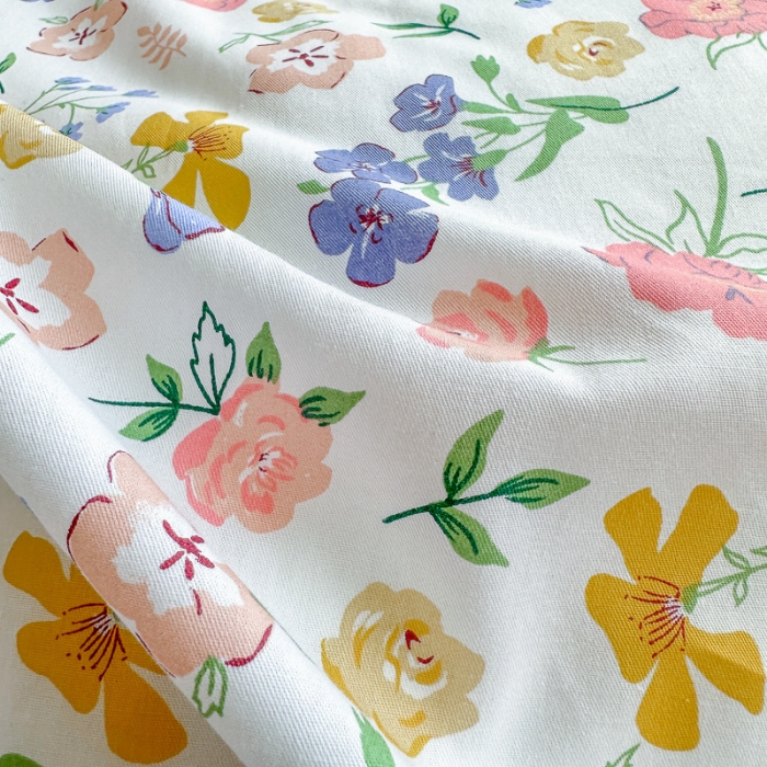 91家纺网 家纺一手货源 找家纺 清雅福 2024新款全棉13372韩版花边款系列单被套 初遇