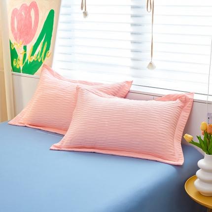 91家纺网 家纺一手货源 找家纺 （总）丰淘 2023新款泡泡纱宽边枕套