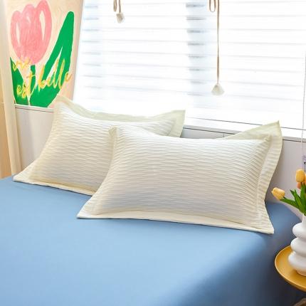 91家纺网 家纺一手货源 找家纺 （总）丰淘 2023新款泡泡纱宽边枕套