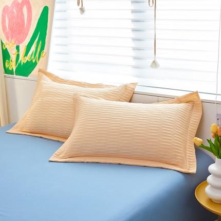 91家纺网 家纺一手货源 找家纺 （总）丰淘 2023新款泡泡纱宽边枕套