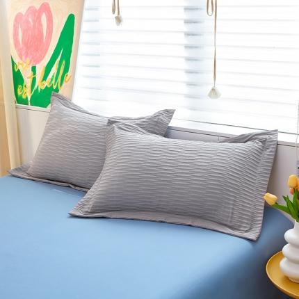 91家纺网 家纺一手货源 找家纺 （总）丰淘 2023新款泡泡纱宽边枕套