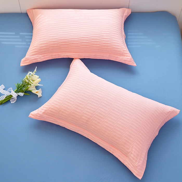 91家纺网 家纺一手货源 找家纺 （总）丰淘 2023新款泡泡纱宽边枕套